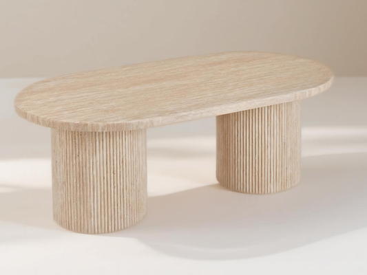 Flintstone Couchtisch Oval