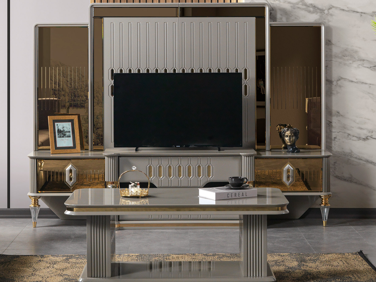 Yakut Anthrazit Esszimmer Set