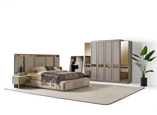 Lexus Schlafzimmer Set Grau 2