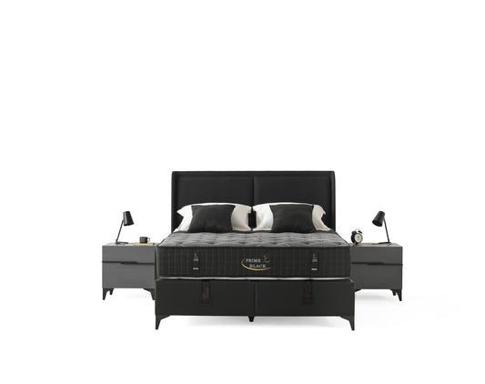 Black Prime Boxspringbett & Matratze – Ergonomischer Luxus (C 112)