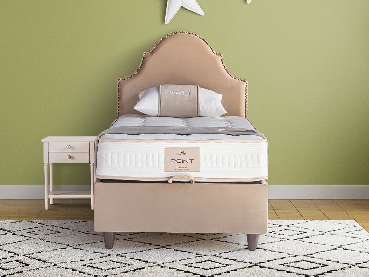 Kinderbett Mirace Jr – Elegantes Design & Orthopädische Matratze