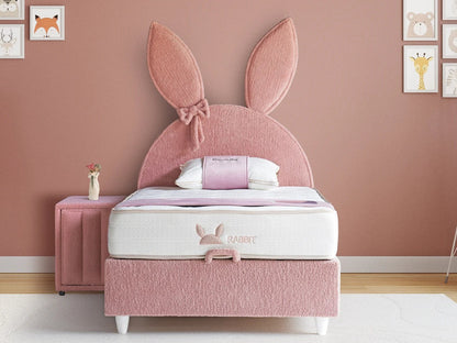 Kinderbett Rabbit – Süßes Hasen-Design & Orthopädische Matratze