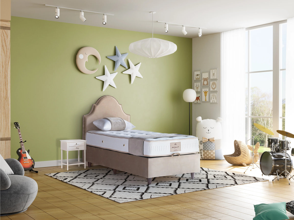 Kinderbett Mirace Jr – Elegantes Design & Orthopädische Matratze