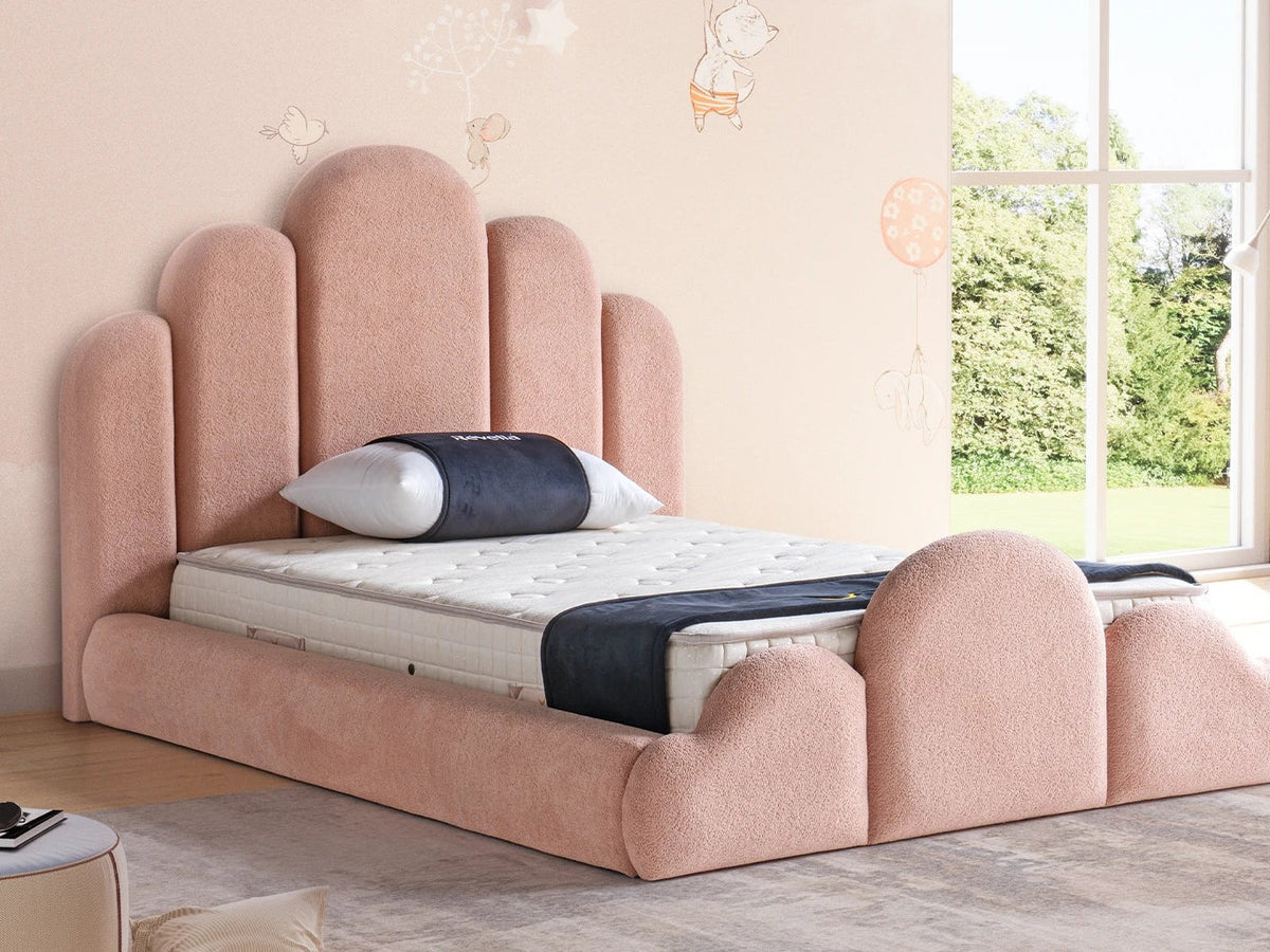 Kinderbett AURİGA – Bodennahes Design & Orthopädische Matratze