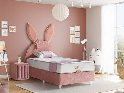 Kinderbett Rabbit – Süßes Hasen-Design & Orthopädische Matratze
