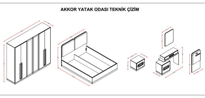 Akkor Schlafzimmer Set 34