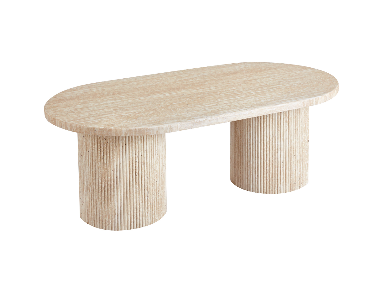 Flintstone Couchtisch Oval