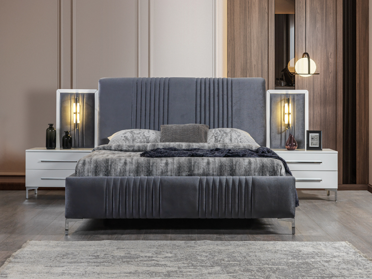 Wels Bett mit Bettkasten