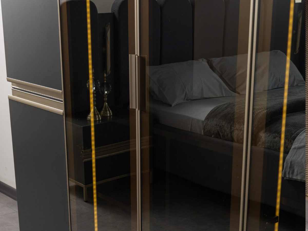 Eylül Schlafzimmer Set - Anthrazit