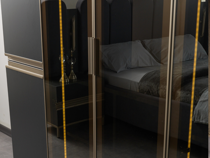 Eylül Schlafzimmer Set - Anthrazit