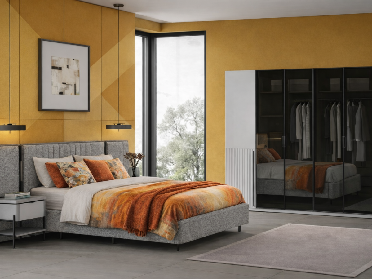 Mocha Schlafzimmer