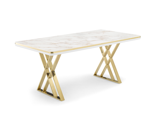 Torino Esszimmer Set Gold