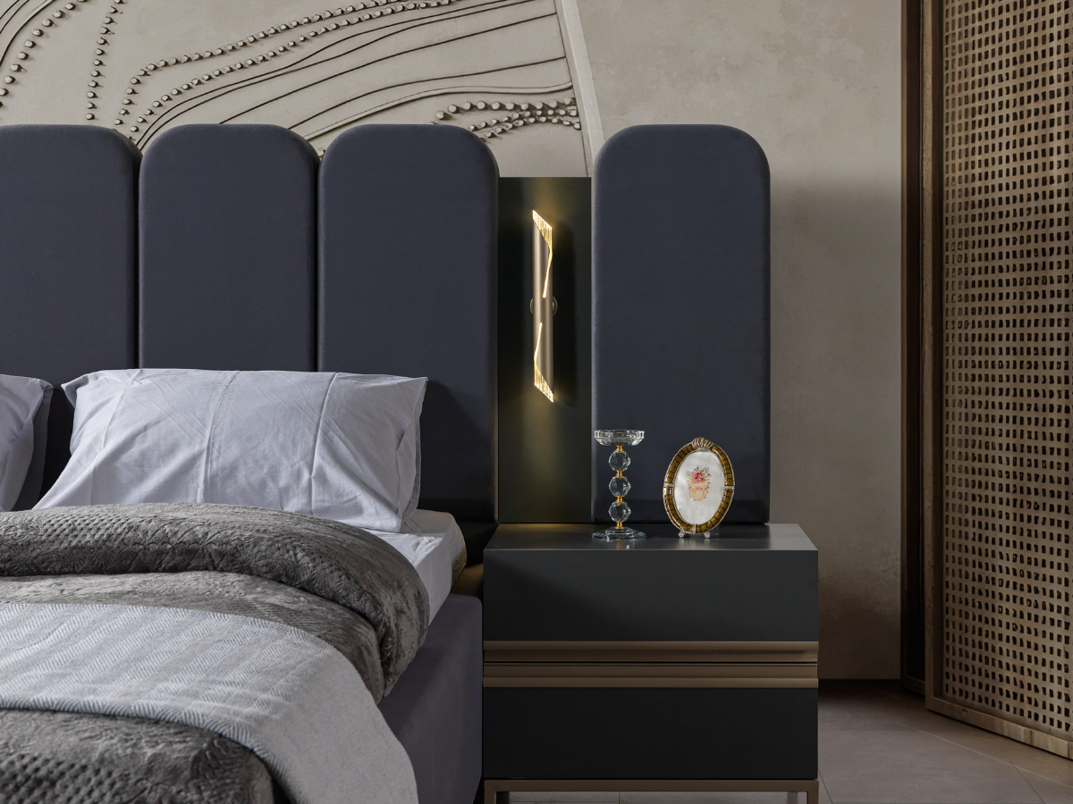 Eylül Schlafzimmer Set - Anthrazit