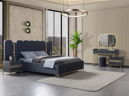 Eylül Schlafzimmer Set - Anthrazit