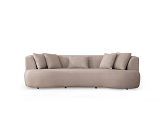 Oval 3-Sitzer Sofa