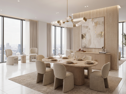Kimberly Neu Travertin Optik Esszimmer SET