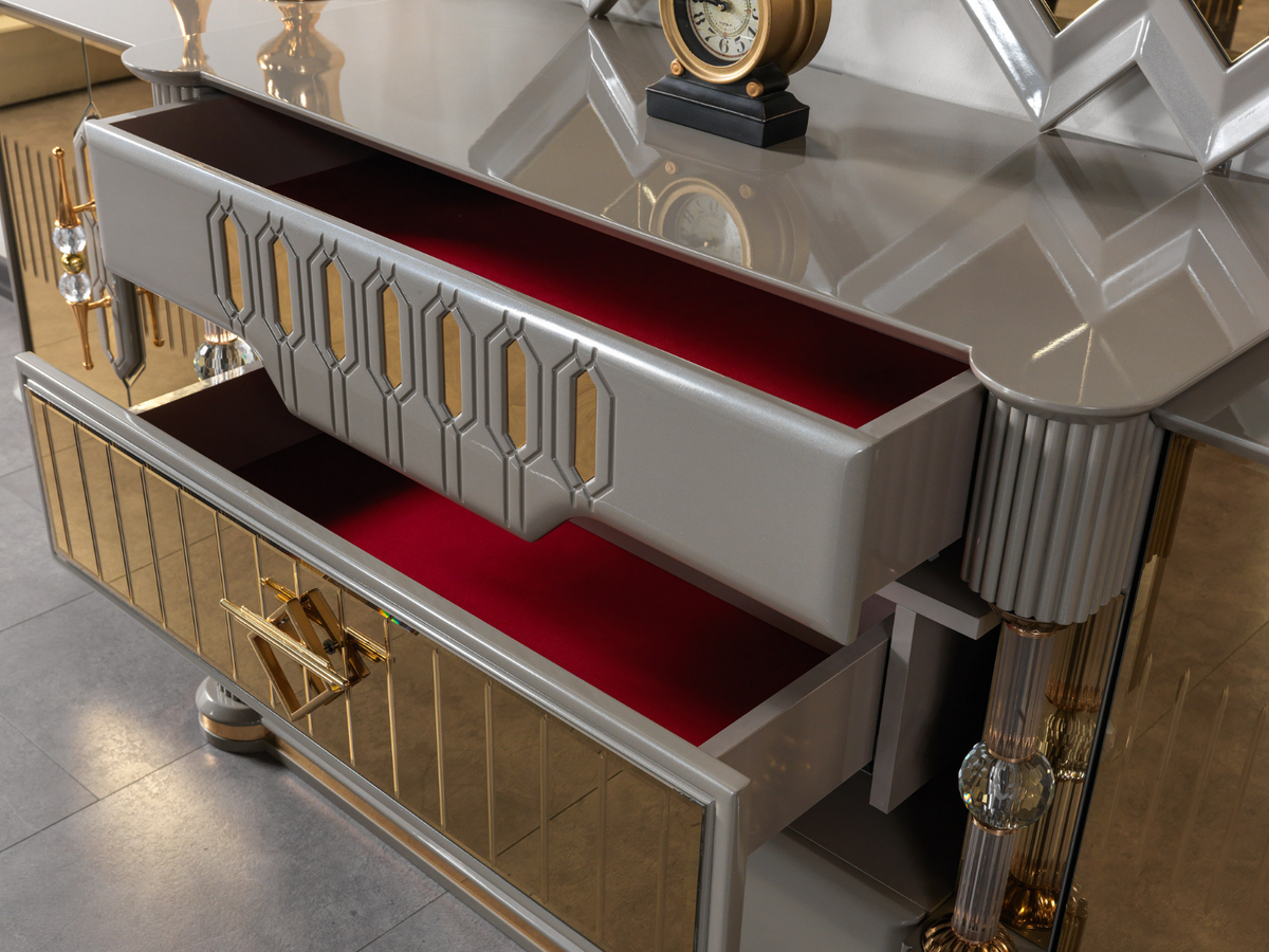 Yakut Anthrazit Esszimmer Set