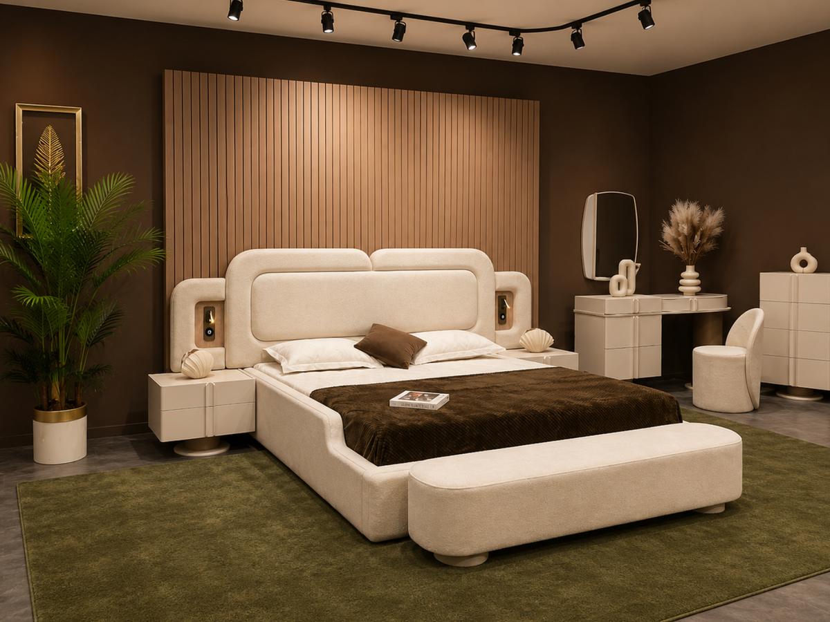 SEGEL Bett mit Bettkasten-180x200 cm