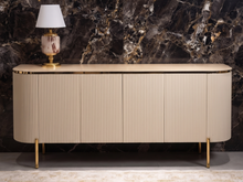 Venedik Sideboard Beige/ Gold