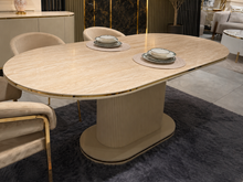 Venedik Esstisch Beige/ Gold