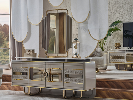 Delüx Sideboard + Speigel