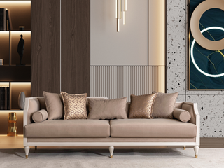 Laleon 3- sitzer sofa Creme