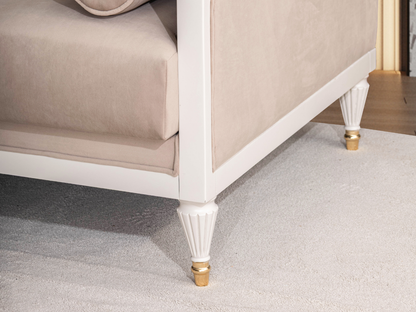Laleon Cream Couchgarnitur