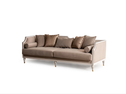 Laleon Cream Couchgarnitur