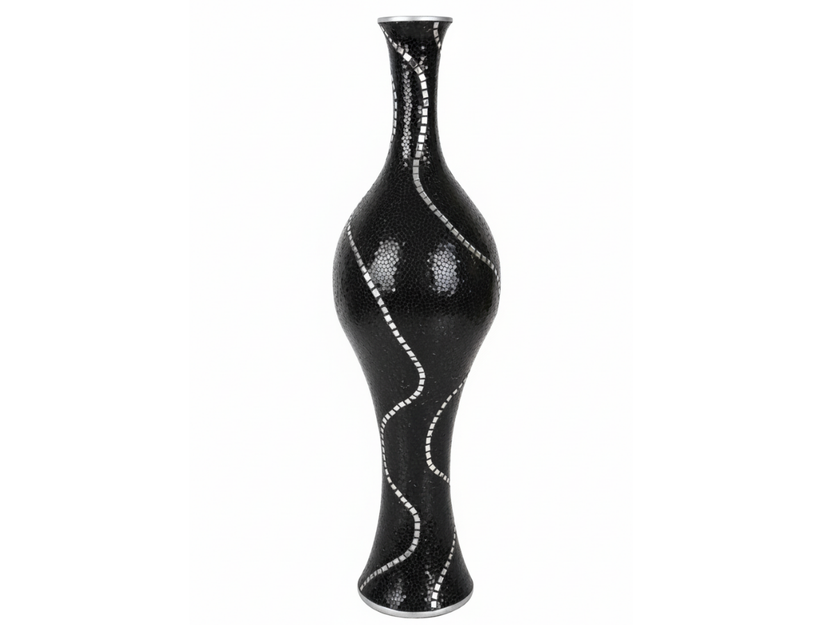 Steh Vase Groß Schwarz