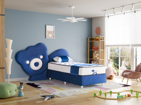 Kinderbett BARİ – Kuscheliges Bären-Design & Orthopädische Matratze