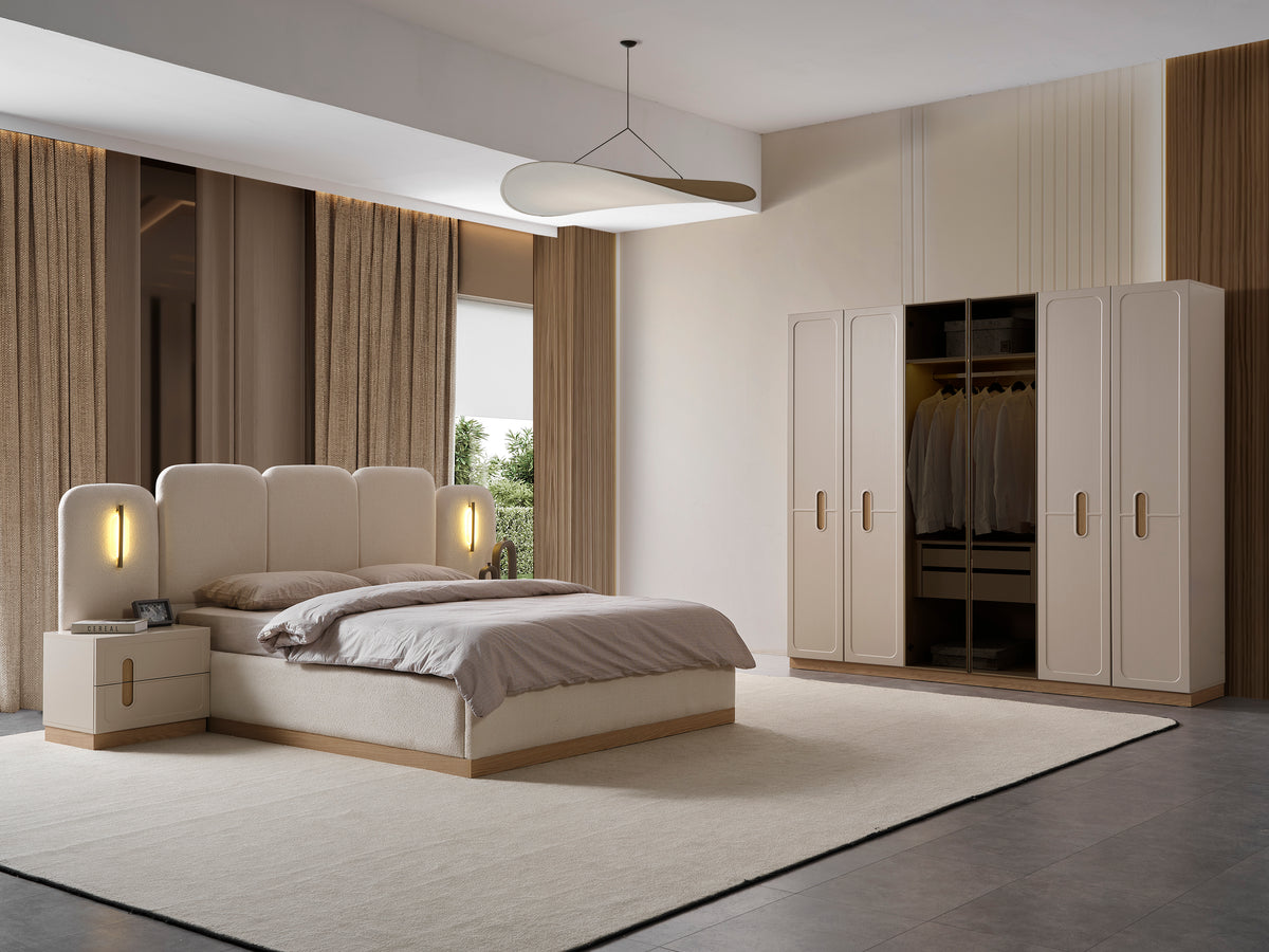 CAMELLİA Bett mit Bettkasten 160x200 cm