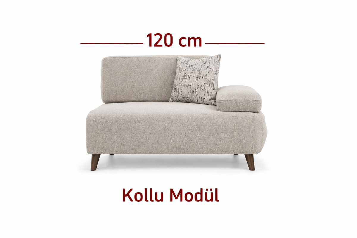 URSA Modul mit Armlehne Rechts- 120 cm
