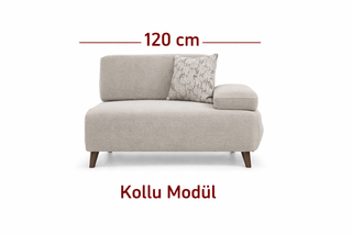 URSA Modul mit Armlehne Rechts- 120 cm