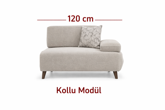 URSA Modul mit Armlehne Rechts- 120 cm