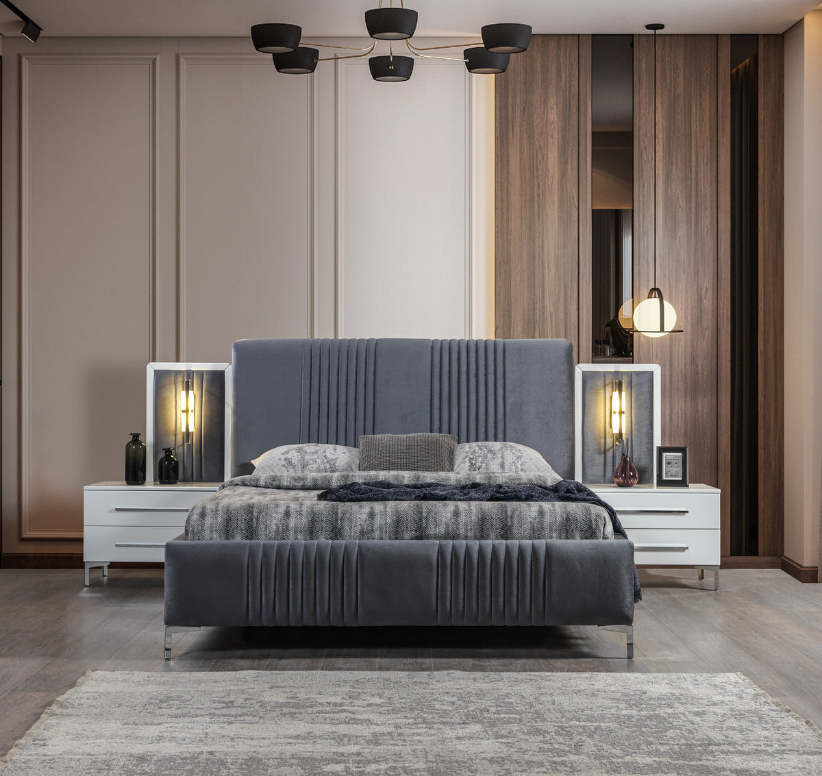 Wels Bett mit Bettkasten