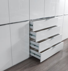 Wels Kleiderschrank 270cm Weiß/Weiß