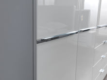 Wels Kleiderschrank 270cm Weiß/Weiß