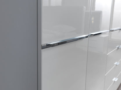 Wels Kleiderschrank 270cm Weiß/Weiß