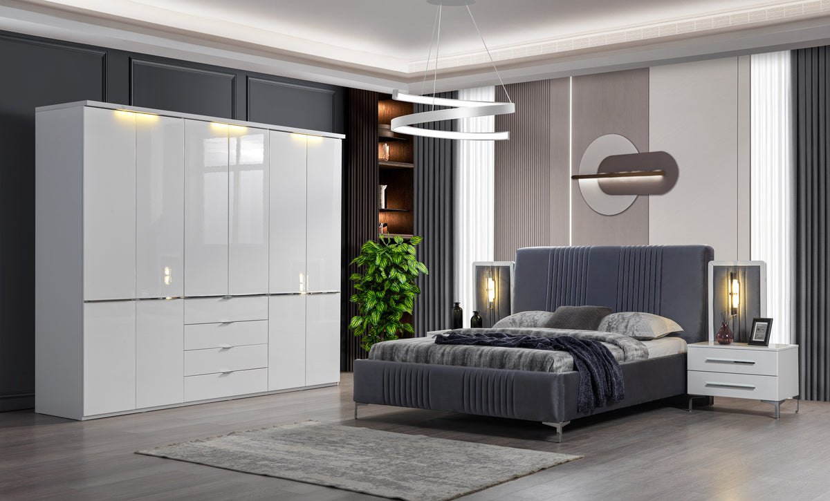 Wels Bett mit Bettkasten