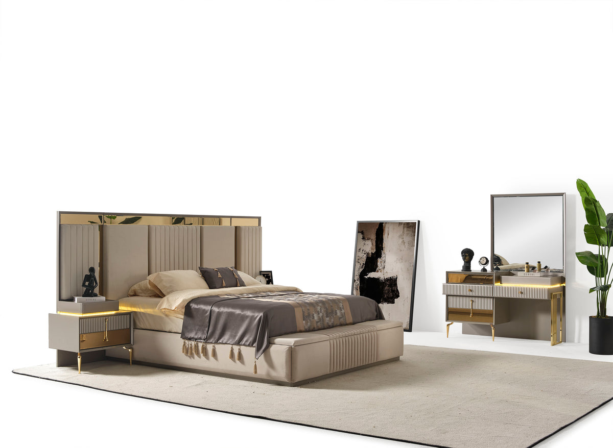 Lexus Schlafzimmer Set Grau 7