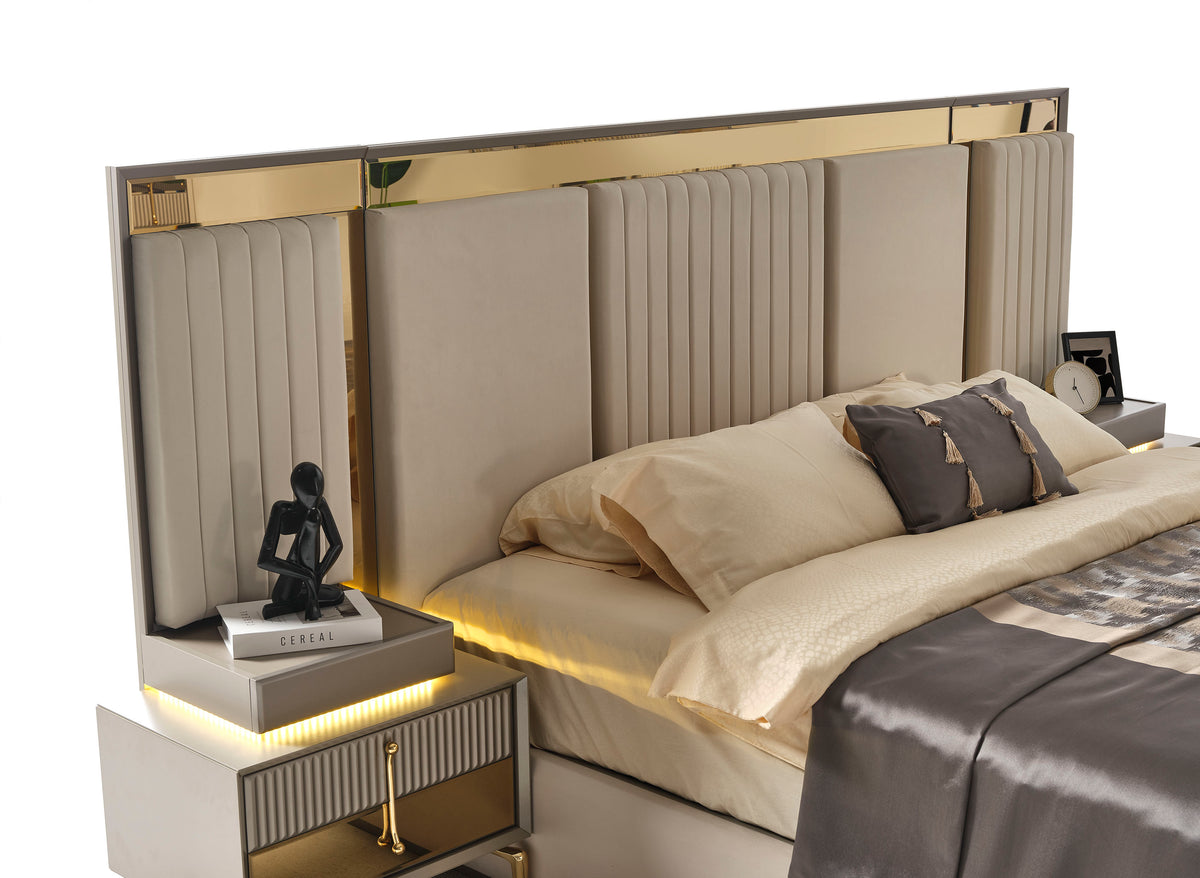 Lexus Schlafzimmer Set Grau 9