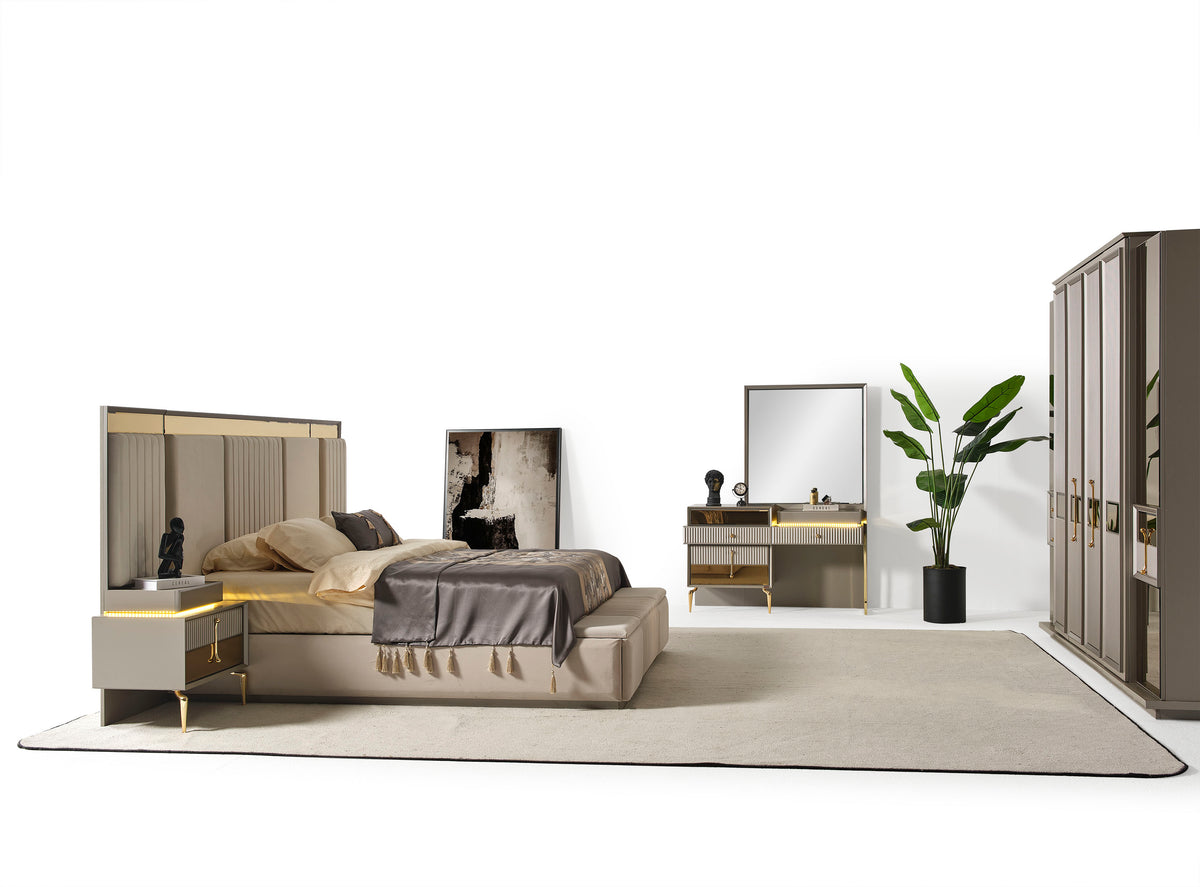 Lexus Schlafzimmer Set Grau 11