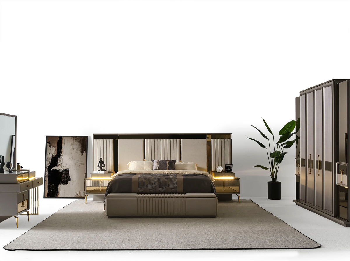Lexus Schlafzimmer Set Grau 17