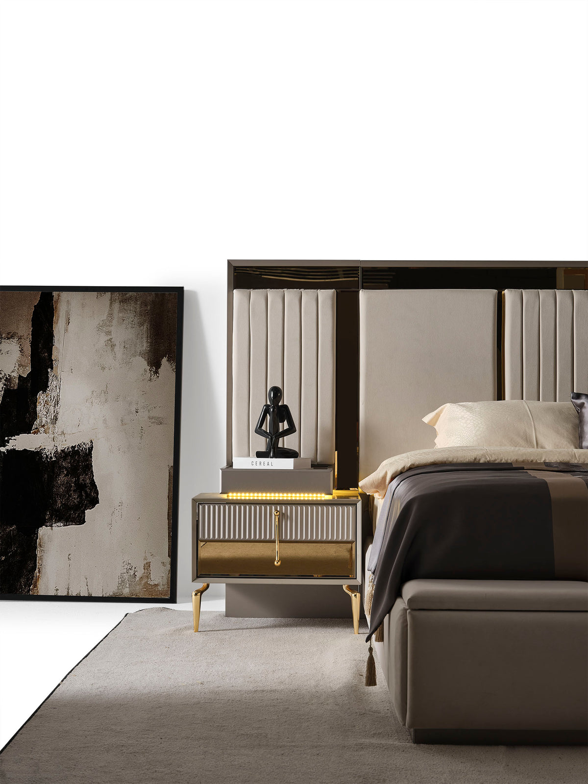 Lexus Schlafzimmer Set Grau 22