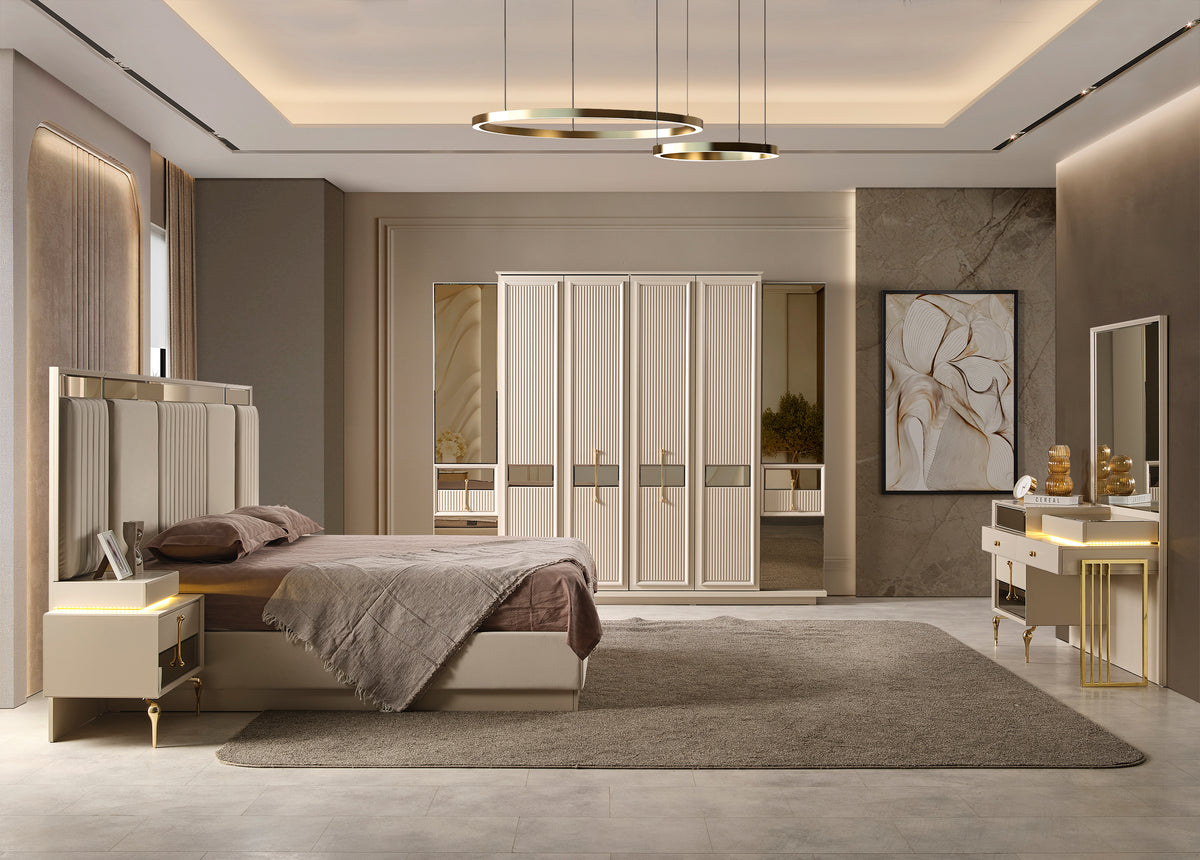 Lexus Schlafzimmer Set Creme 1