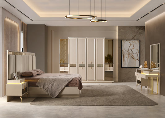 Lexus Schlafzimmer Set Creme 1