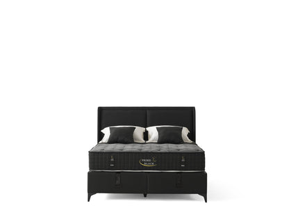 Black Prime Boxspringbett & Matratze – Ergonomischer Luxus (C 112)