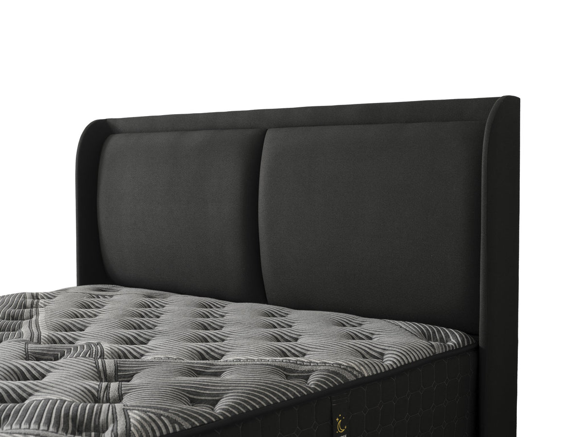 Black Prime Boxspringbett & Matratze – Ergonomischer Luxus (C 112)