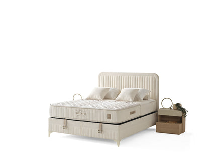 Valletta Boxspringbett & Matratze – Natürliche Eleganz (C 110)