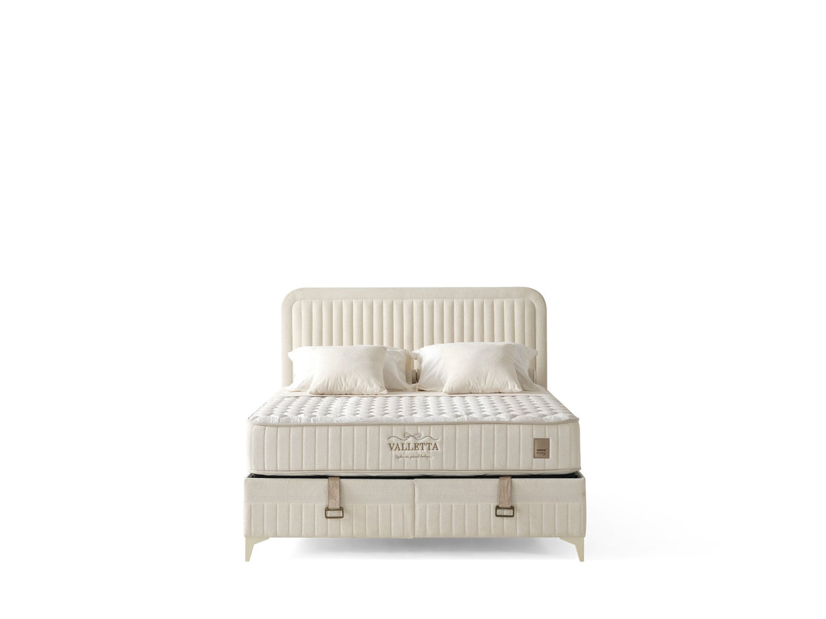 Valletta Boxspringbett & Matratze – Natürliche Eleganz (C 110)